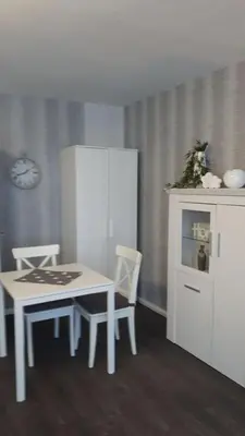 Küche/Küchenzeile in der Unterkunft Ferienwohnung Steffens Hahnenklee Wohnung 25