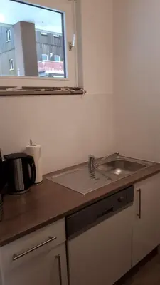 Küche/Küchenzeile in der Unterkunft Ferienwohnung Steffens Hahnenklee Wohnung 25