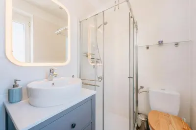 Ein Badezimmer in der Unterkunft Harz Cottage Braunlage