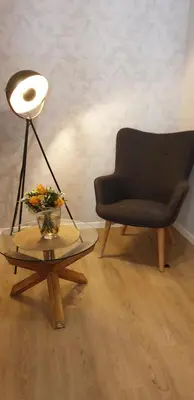 Ein Sitzbereich in der Unterkunft Hotel Garni Haus Sonneneck