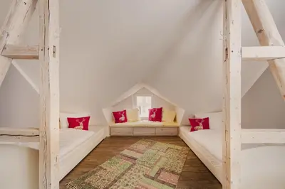 Ein Bett oder Betten in einem Zimmer der Unterkunft Casa Bella Cosa