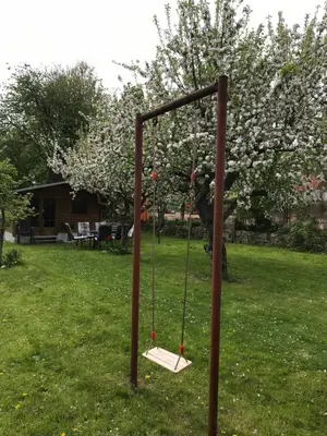 Ein Garten an der Unterkunft Harzer Ferienlodge