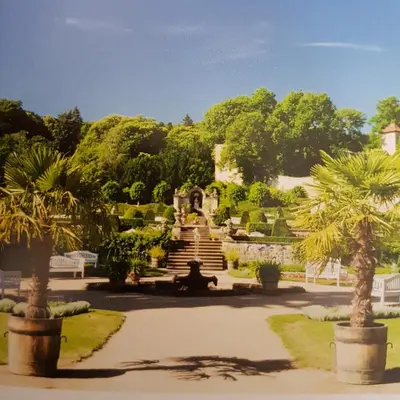Ein Garten an der Unterkunft Ferienhaus Bielenski