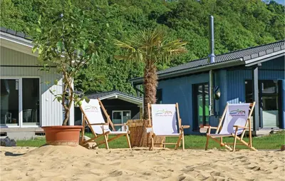 Ein Garten an der Unterkunft Ferienhausdorf Thale