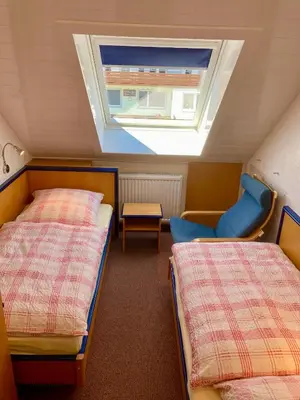 Ein Bett oder Betten in einem Zimmer der Unterkunft Haus Reimann
