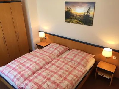 Ein Bett oder Betten in einem Zimmer der Unterkunft Haus Reimann