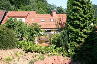 Ein Garten an der Unterkunft Haus Kummeleck , Wohnung 3