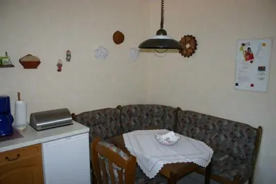 Küche/Küchenzeile in der Unterkunft Haus Kummeleck , Wohnung 3