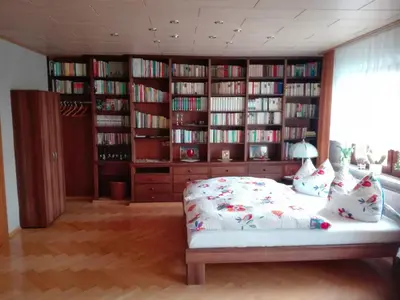 Die Bibliothek im Ferienhaus