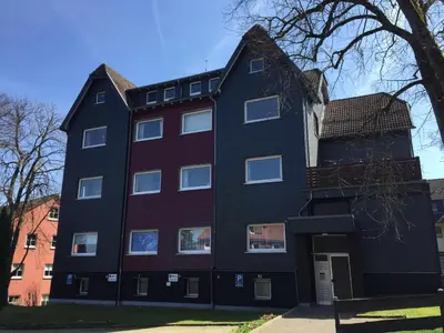 Das Gebäude in dem sich die Ferienwohnung befindet