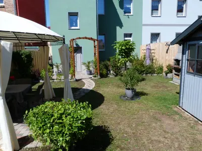 Ein Garten an der Unterkunft Ferienwohnung-Thale-Ritter