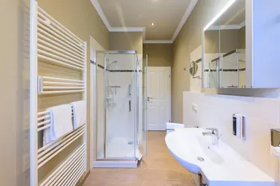 Ein Badezimmer in der Unterkunft Ferienwohnung im Wasserwinkel