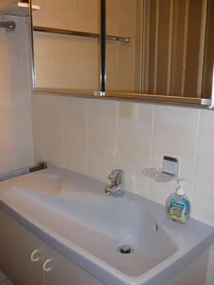 Ein Badezimmer in der Unterkunft Fewo Reinsch