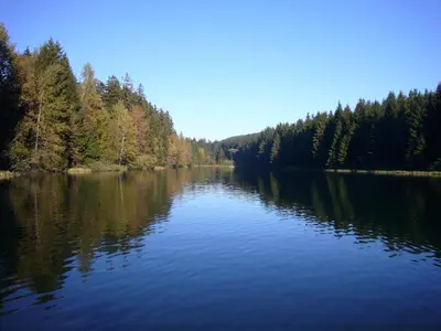 Naturlandschaft in der Nähe des Ferienhauses