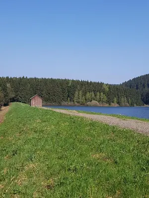 Naturlandschaft in der Nähe des Ferienhauses