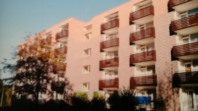 Das Gebäude in dem sich die Ferienwohnung befindet