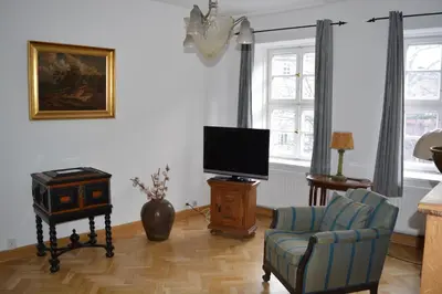TV/Unterhaltungsangebot in der Unterkunft Theophano´s Appartements im Kornmarkt