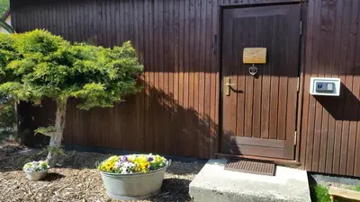 Ein Garten an der Unterkunft 