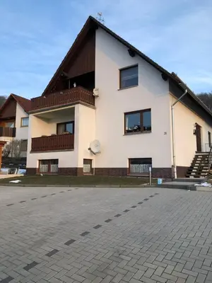 Das Gebäude in dem sich die Ferienwohnung befindet
