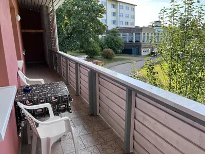 Ein Balkon oder eine Terrasse in der Unterkunft Haus Wiesengrund