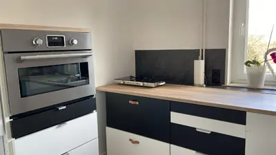 Küche/Küchenzeile in der Unterkunft Zollhaus 26
