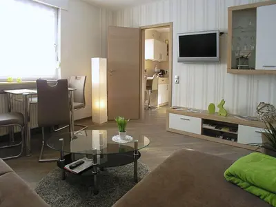 TV/Unterhaltungsangebot in der Unterkunft Ferienwohnung Traumblick