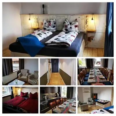 Ein Bett oder Betten in einem Zimmer der Unterkunft Haus Sonnenschein