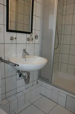Ein Badezimmer in der Unterkunft Haus Sonnenschein