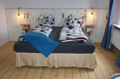 Ein Bett oder Betten in einem Zimmer der Unterkunft Haus Sonnenschein