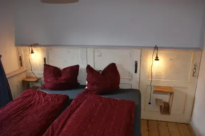 Ein Bett oder Betten in einem Zimmer der Unterkunft Haus Sonnenschein