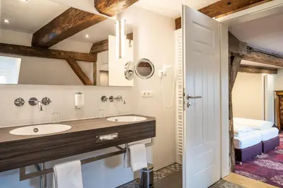 Ein Badezimmer in der Unterkunft Romantik Hotel Alte Münze