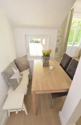 Ein Sitzbereich in der Unterkunft Harz-Liebe