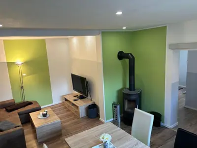 TV/Unterhaltungsangebot in der Unterkunft Modernes Ferienhaus im Harz Nähe Wernigerode