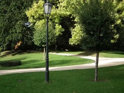 Ein Garten an der Unterkunft Ferienwohnung Am Lustgarten