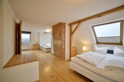 Ein Bett oder Betten in einem Zimmer der Unterkunft Villa Heidi