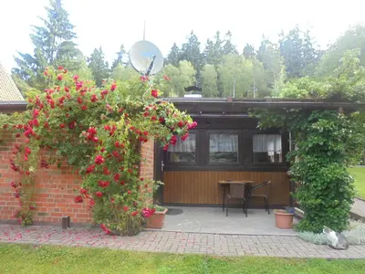 Ein Garten an der Unterkunft Bergfreiheit