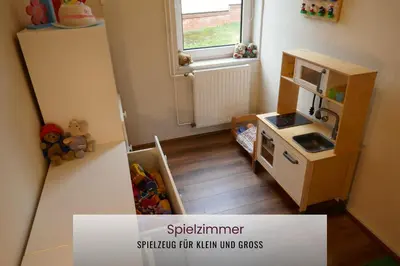 Küche/Küchenzeile in der Unterkunft Haus Asgard FeWo perfect für Familien mit Kleinkinder und Hund, zentral gelegen im Harz