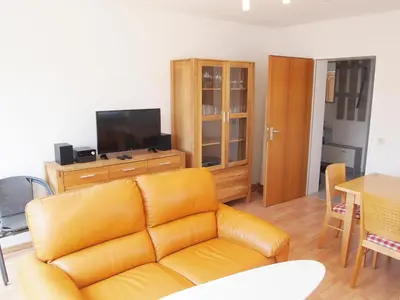 TV/Unterhaltungsangebot in der Unterkunft Ferienwohnung Schimmer Wurmbergblick