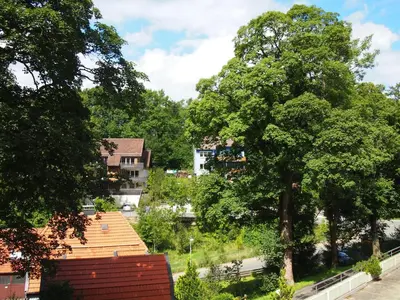 Das Gebäude in dem sich die Ferienwohnung befindet