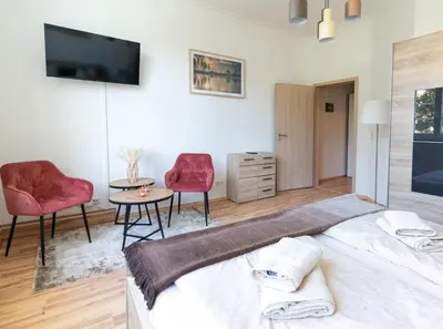 TV/Unterhaltungsangebot in der Unterkunft Ferienwohnung Wernigerode Zentrum 1