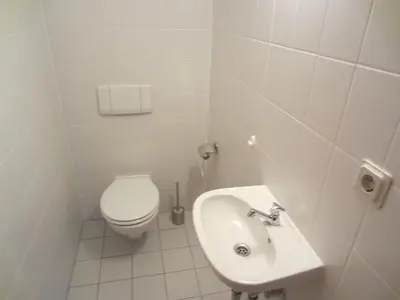 Ein Badezimmer in der Unterkunft Brockenapartments