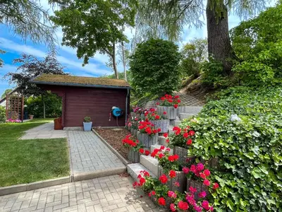 Ein Garten an der Unterkunft Ferienwohnungen Marianne Lau