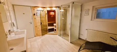 Ein Badezimmer in der Unterkunft Haus Siggi
