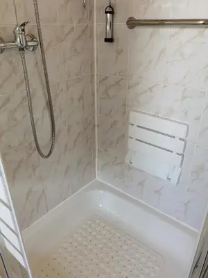 Ein Badezimmer in der Unterkunft Ferienwohnung Wendehake