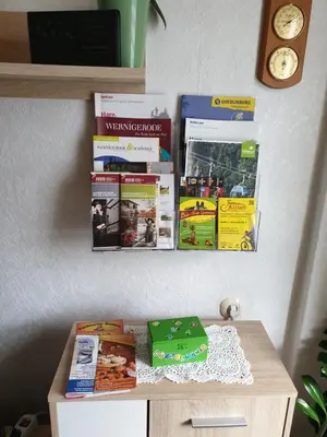 Die Bibliothek in der Ferienwohnung