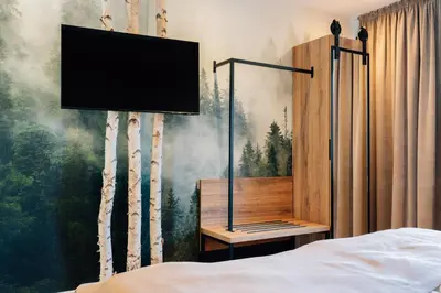 Ein Bett oder Betten in einem Zimmer der Unterkunft Haus Tonburg - RoLigio-Campus