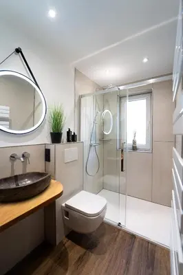 Ein Badezimmer in der Unterkunft Haus Tonburg - RoLigio-Campus