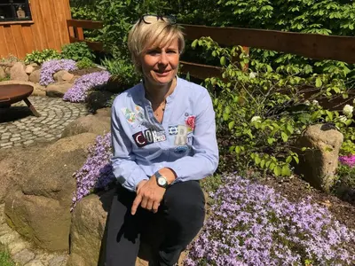 Ein Garten an der Unterkunft Chalets zum Ilsetal , Sport-Chalet