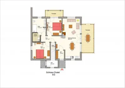 Grundriss der Unterkunft Chalets zum Ilsetal , Schloß-Chalet