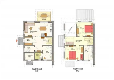 Grundriss der Unterkunft Chalets zum Ilsetal, Jagd-Chalet